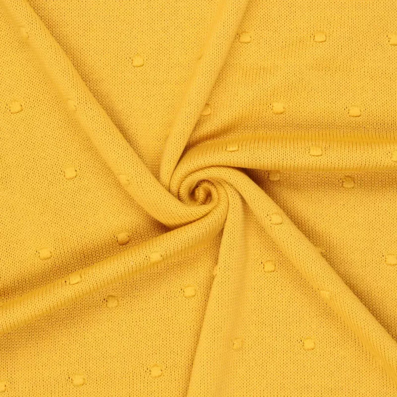 SVETROVINA/ PLETENINA "DOT BIG KNIT" ŽLTÁ
