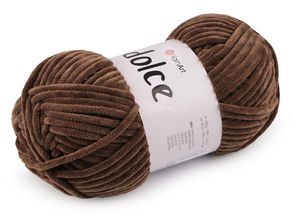 Pletacia ženilková priadza YarnArt Dolce 100g