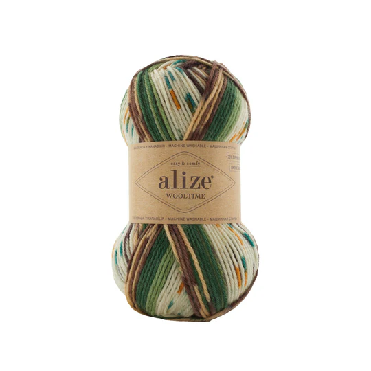 Pletacia ponožková priadza Alize Wooltime 100g