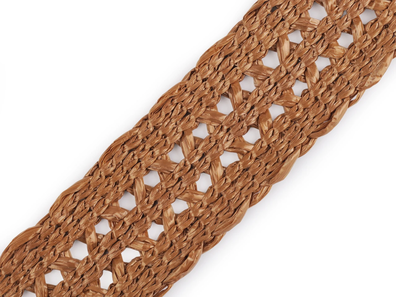 Splietaný popruh šírka 50 mm imitácia slamy- 1m
