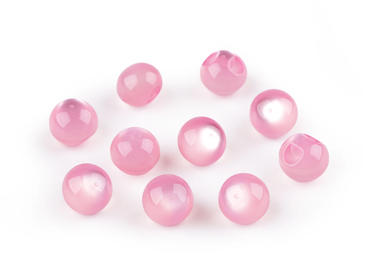 Perla na našitie / gombík mačacie oko Ø11 mm- 10ks
