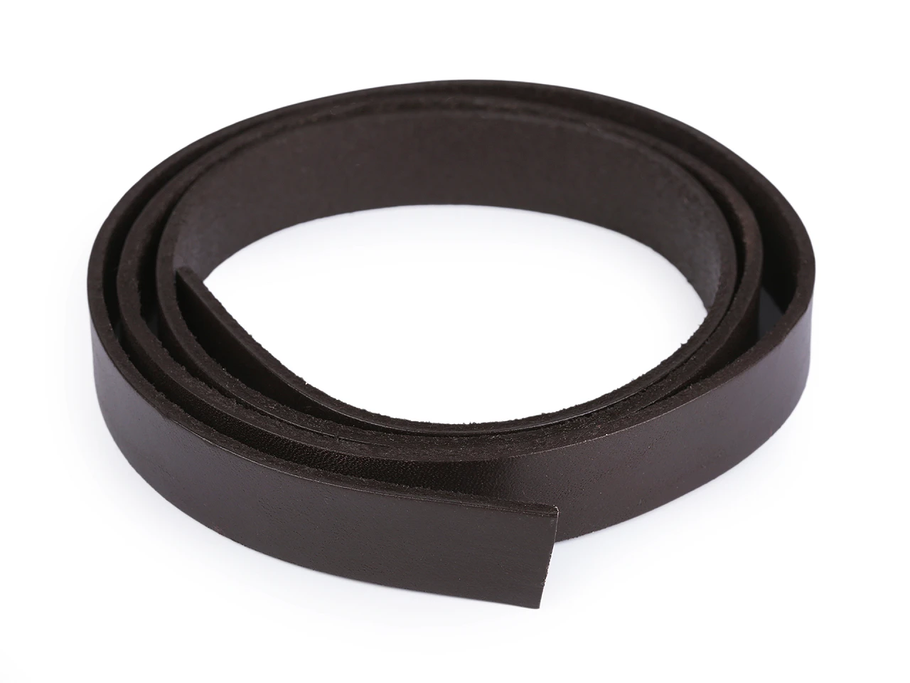 Kožený popruh / ucho na tašky - polotovar šírka 20 mm