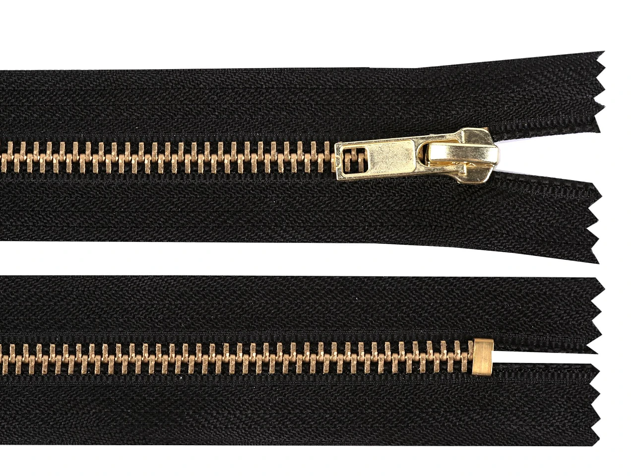 Kovový zips No 5 dĺžka 16 cm (jeansový)- 1kus