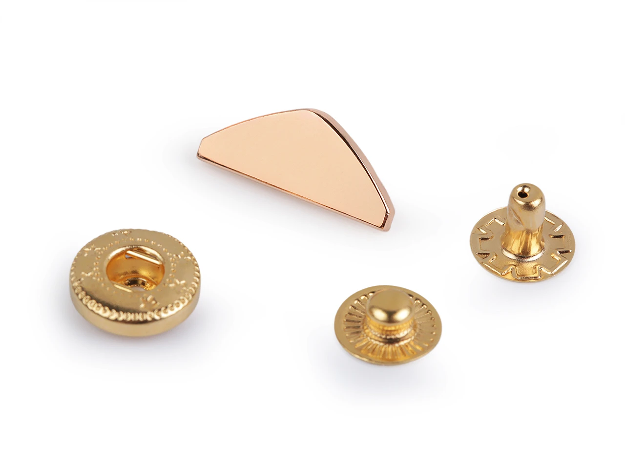 Zapínanie na peňaženku / kabelku, šírka 20 mm- 10sada