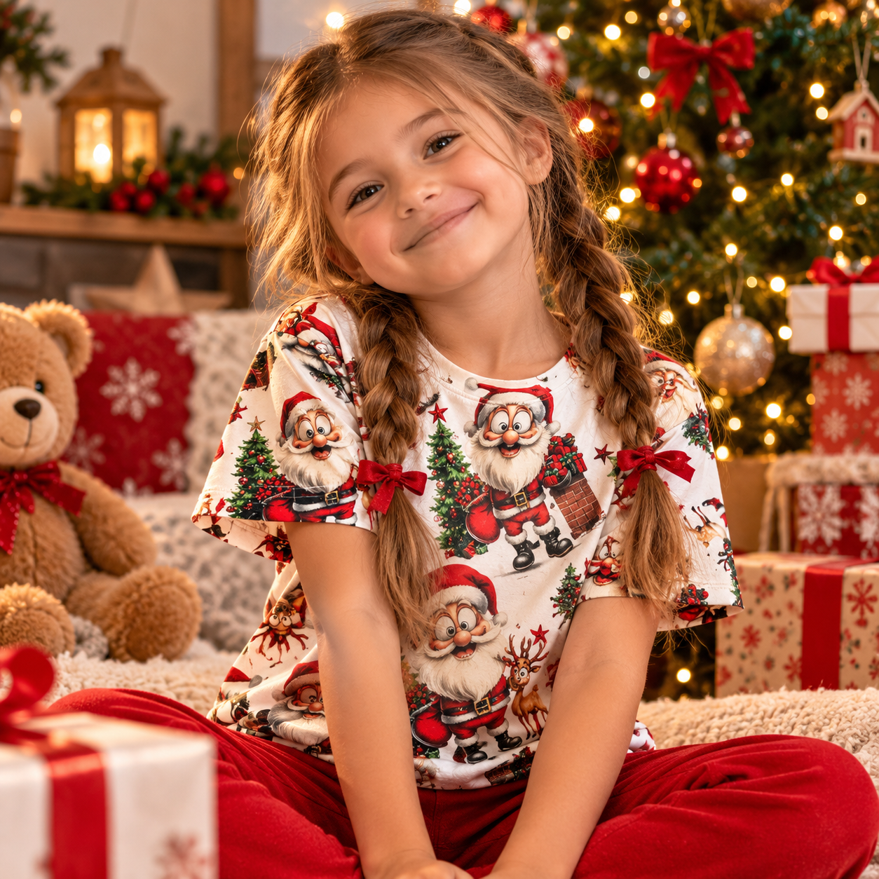 CRAZY SANTA NA ÚPLETE- NEPOČESANÁ TEPLÁKOVINA