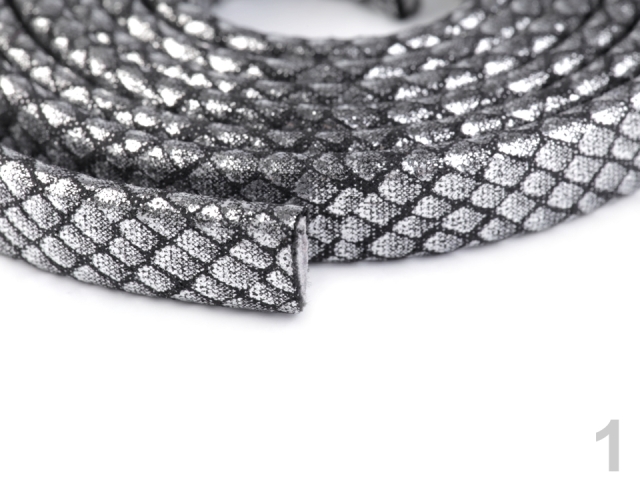 Remienok plochý šírka 10 mm metalický 