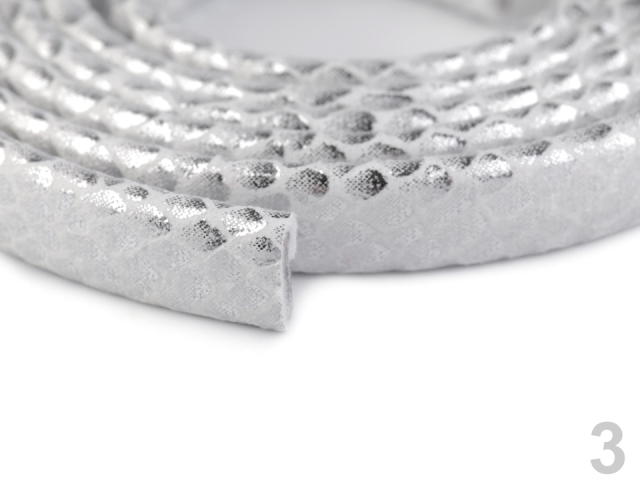 Remienok plochý šírka 10 mm metalický 
