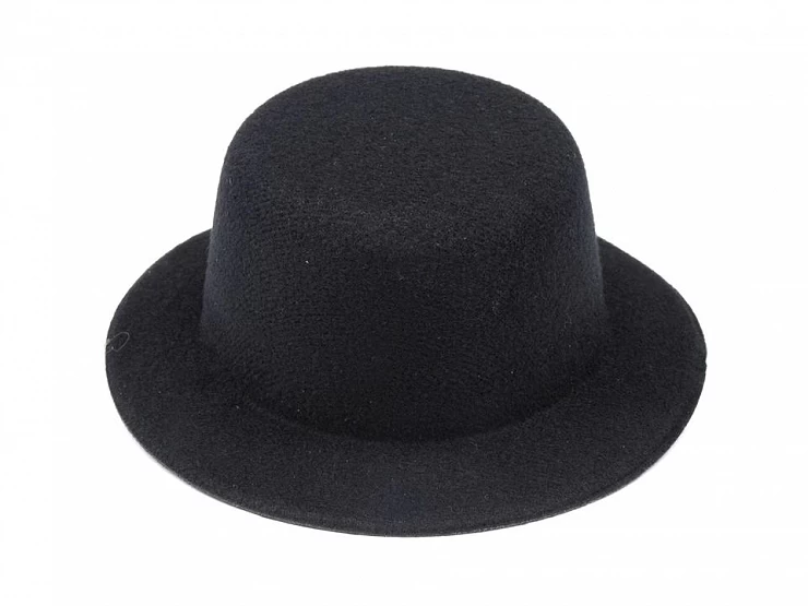 Mini klobúčik / fascinátor na dozdobenie Ø13,5 cm - 1ks