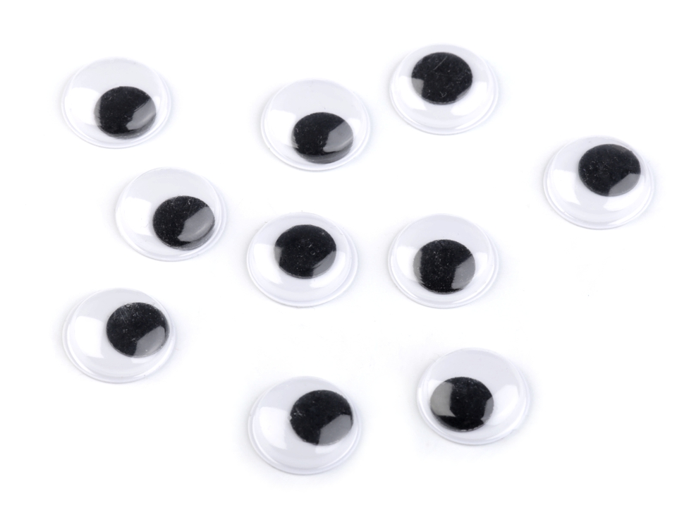 Samolepiace oči Ø18 mm- 50 ks