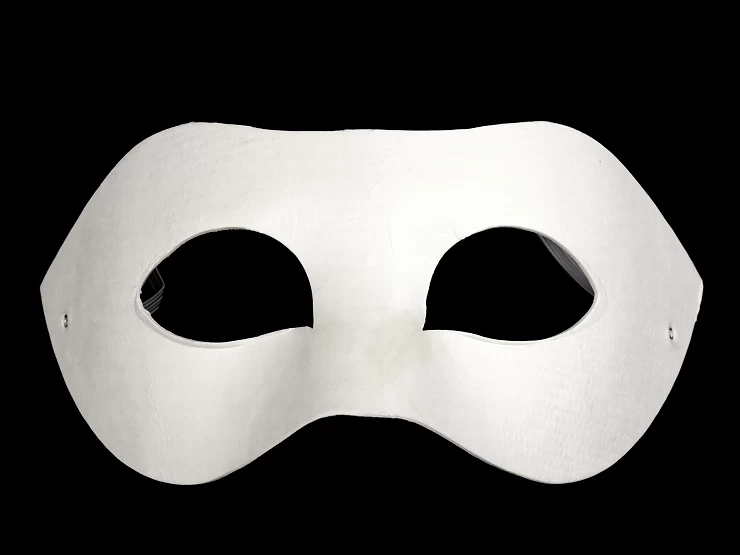 Karnevalová maska - škraboška k domaľovaniu - 1ks