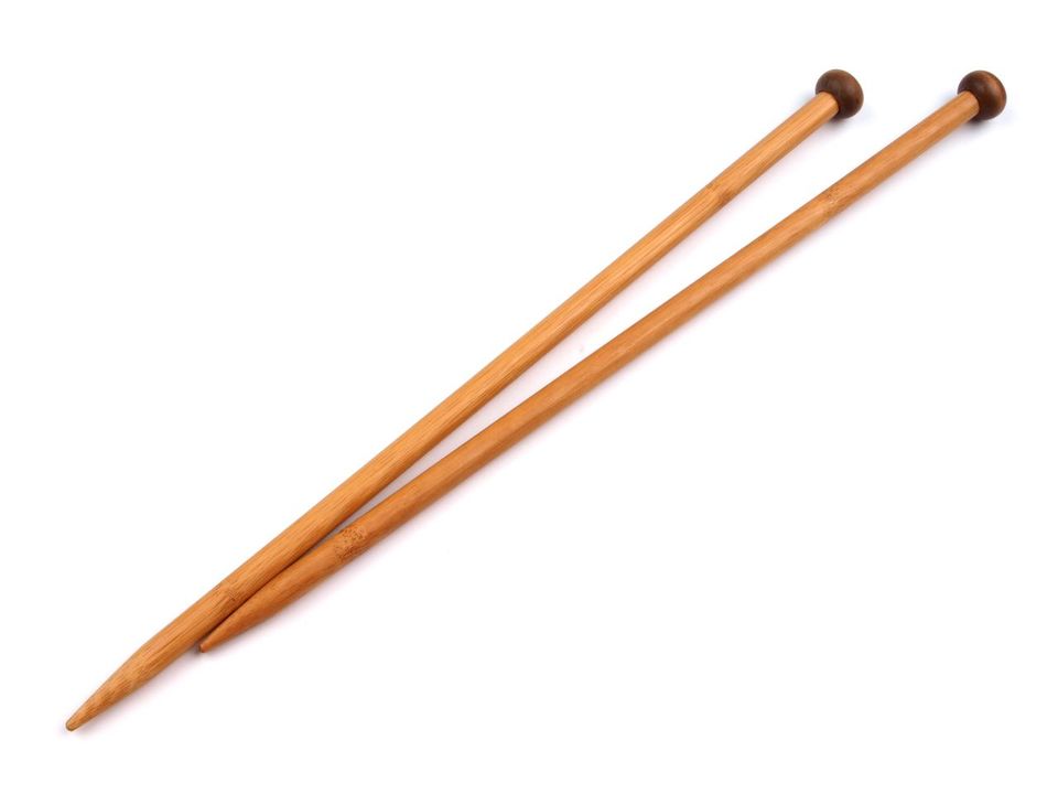 Ihlice rovné číslo 10 bambus - 1pár