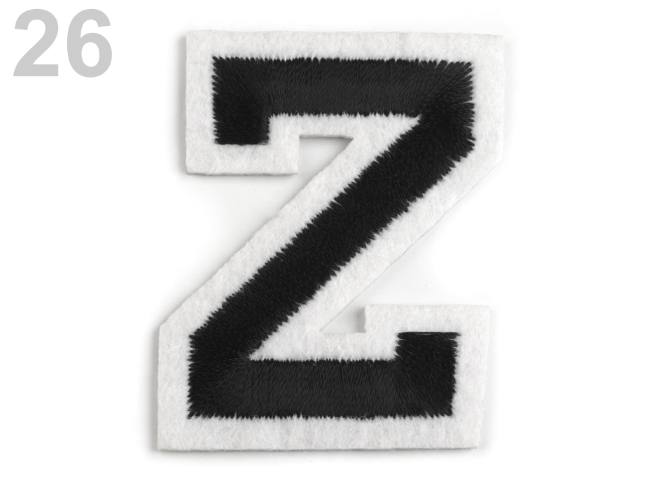 Nažehlovačka písmená - 1 ks