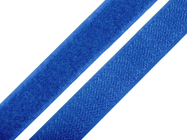 Suchý zips komplet šírka 20 mm modrý