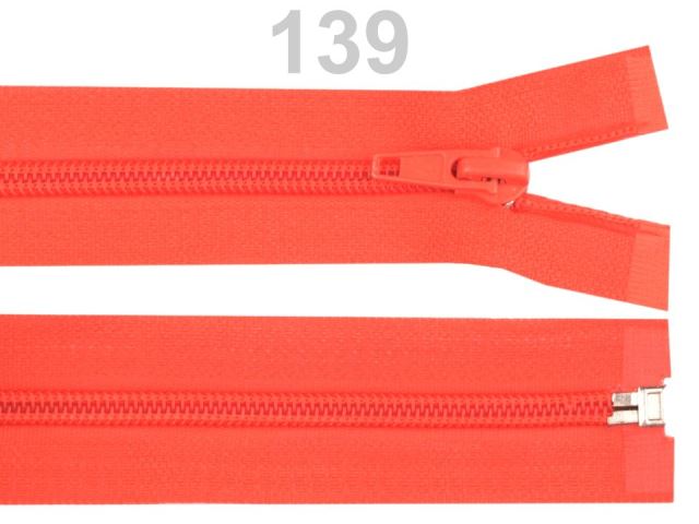 Špirálový zips šírka 5 mm dĺžka 60 cm bundový POL-1 ks