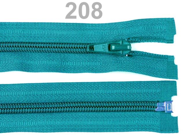 Špirálový zips šírka 5 mm dĺžka 70 cm bundový POL- 1ks