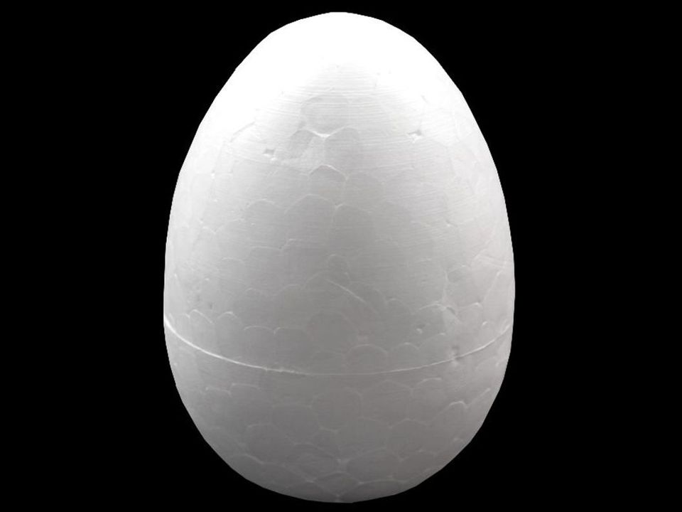 Vajce polystyrénové, 7x11 cm - 1 ks