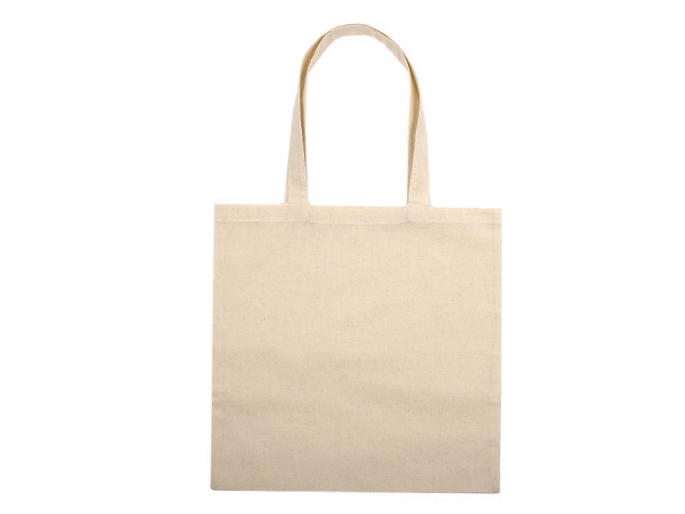 Textilná taška bavlnená na domaľovanie / ozdobenie 34x39 cm - 1ks