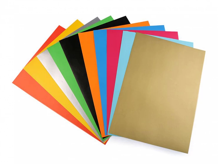 Papier farebný samolepiaci 21x29,7 cm - 10ks