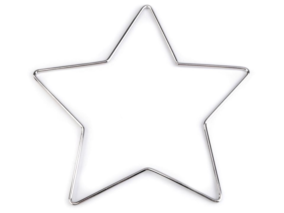 Kovová hviezda pre lapač snov Ø 20 cm - 1ks