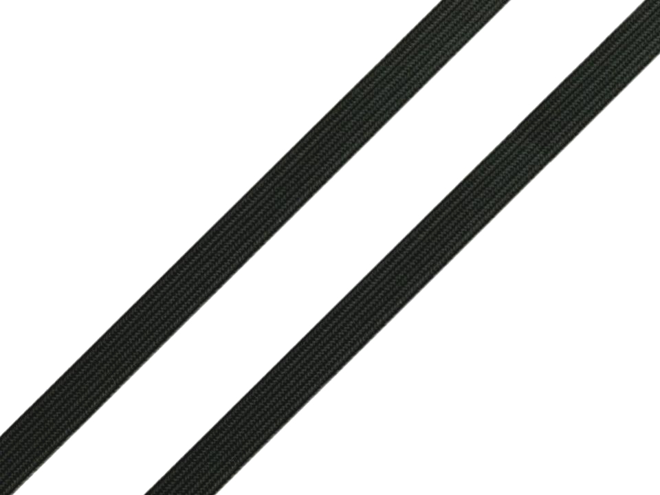 Prádlová guma šírka 5mm čierna - 1m