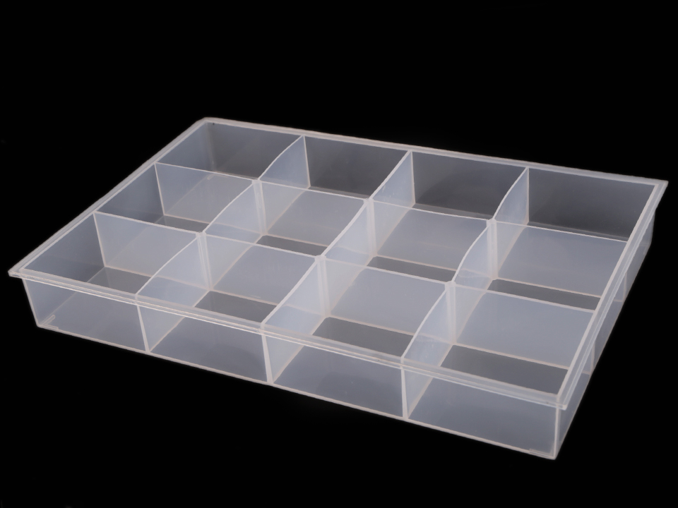 Plastový box / zásobník / organizér 23x34,5x4,5 cm - 1ks