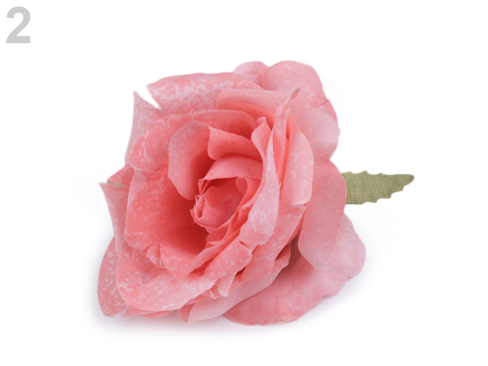 Umelý kvet ruže Ø7 cm - 1 ks