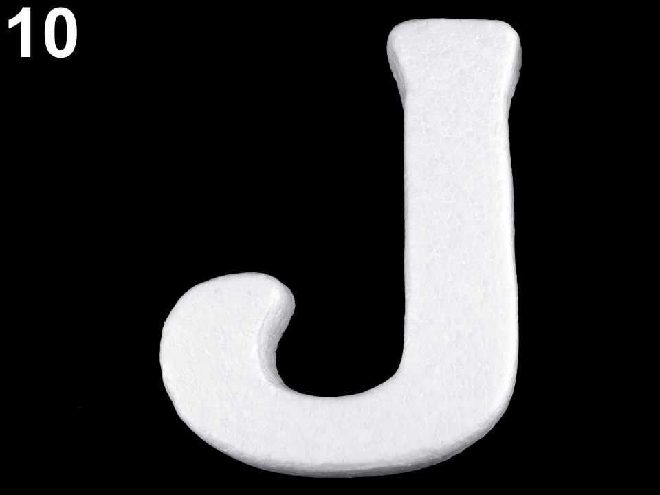 3D písmená abecedy polystyrén - 1 ks
