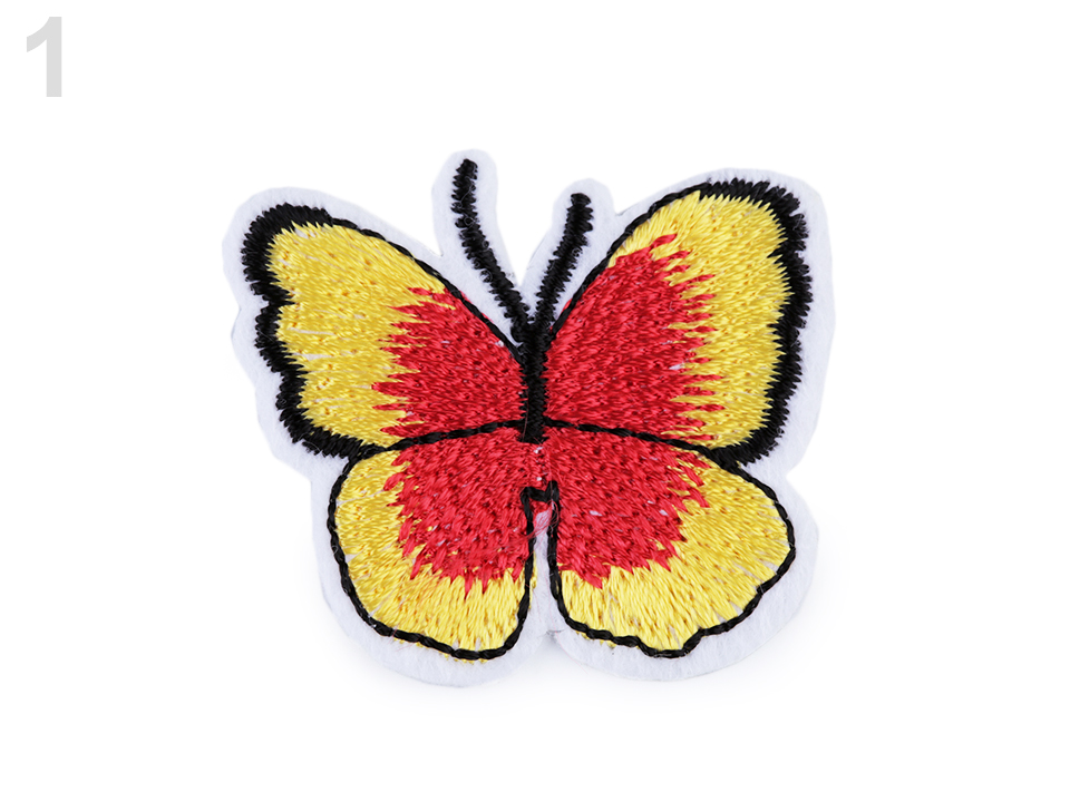 Nažehlovačka motýľ - 2ks