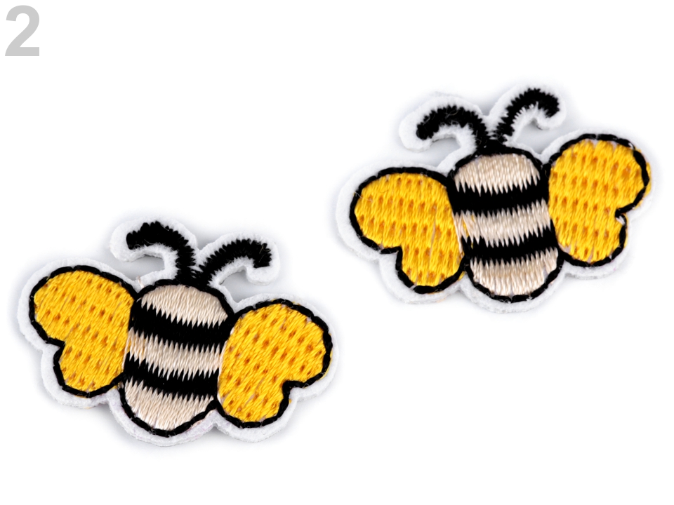 Mini nažehlovačka včela - 10 ks