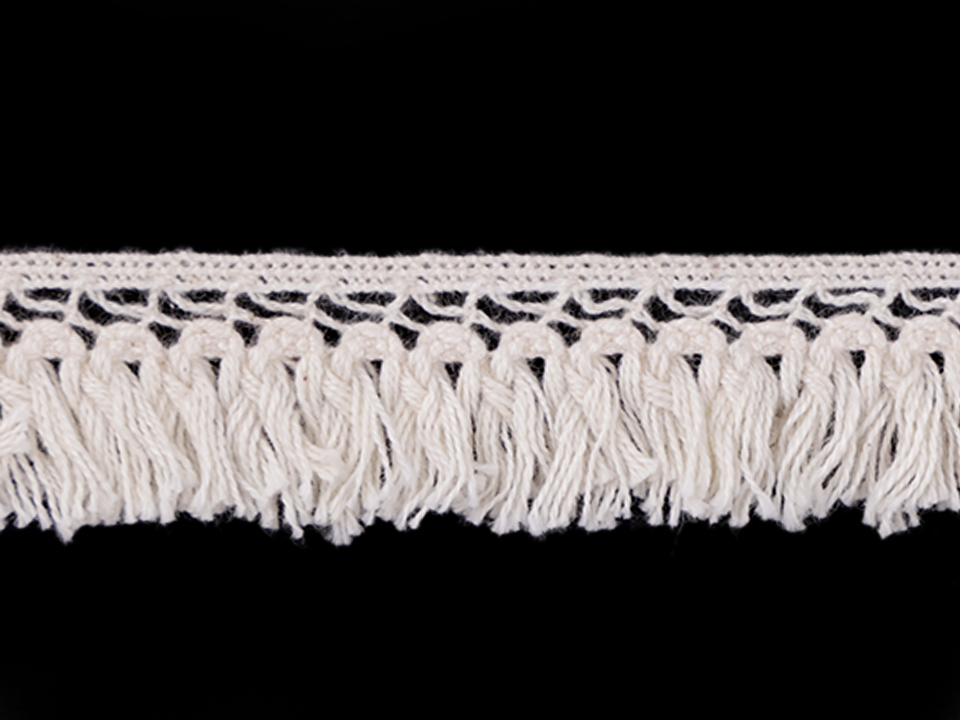 Bavlnené strapce šírka 20 mm - 1 m