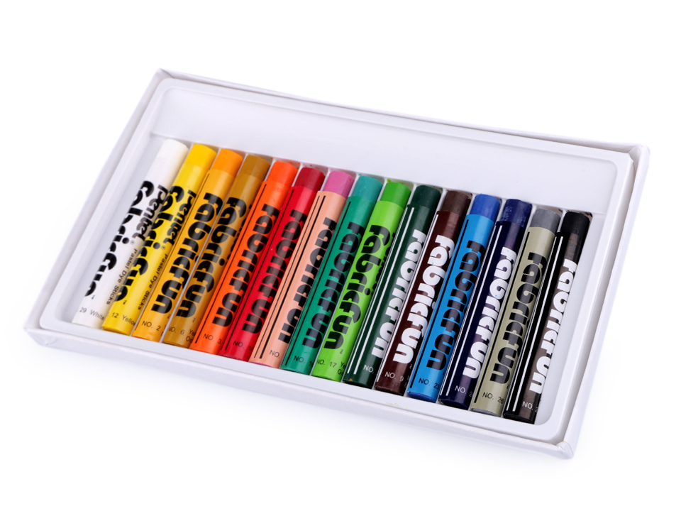 Voskovky na textil Pentel Arts - 1 krabička
