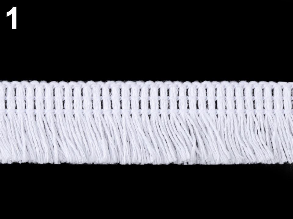 Bavlnené strapce odevné šírka 17 mm - 5 m