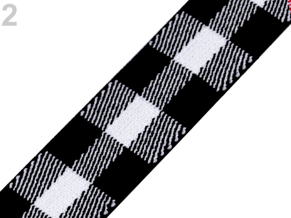Guma mäkká káro šírka 25 mm - 2 m