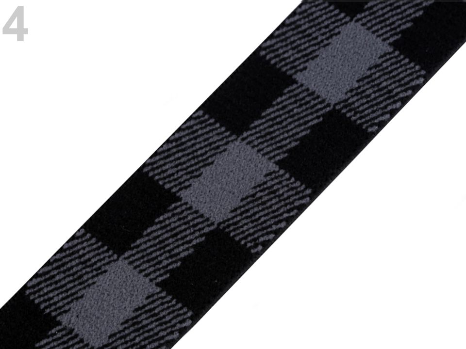 Guma mäkká káro šírka 25 mm - 2 m