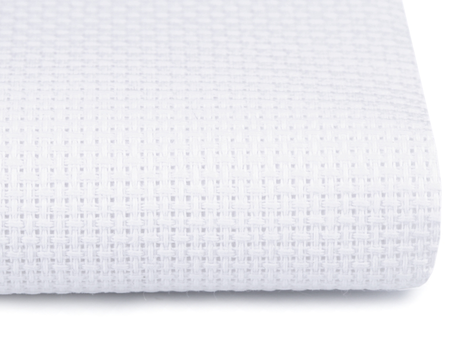 Vyšívacia tkanina Kanava šírka 140 cm 54 očiek - 1 m