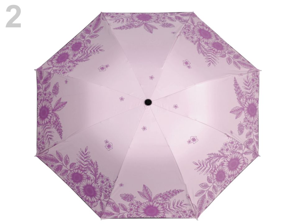 Dámsky skladací dáždnik kvety - 1 ks