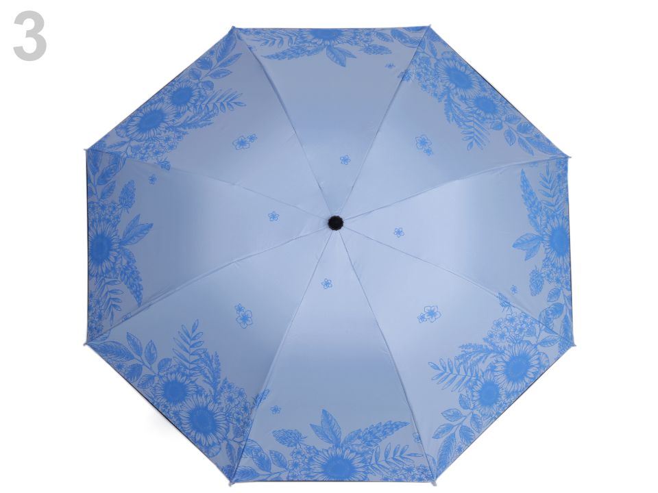 Dámsky skladací dáždnik kvety - 1 ks