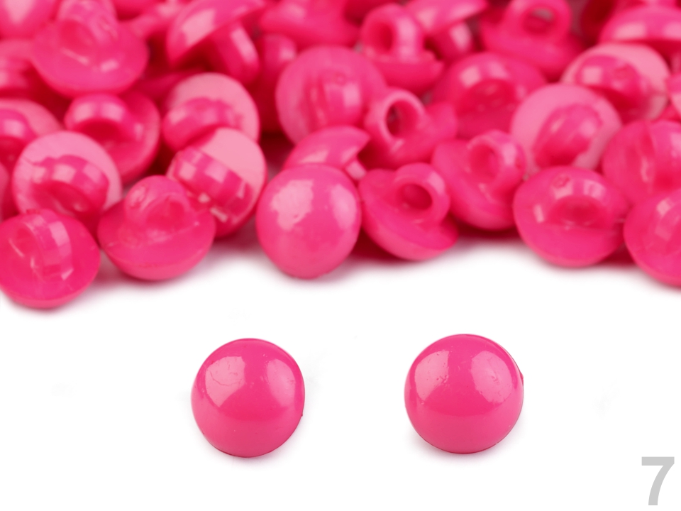 Gombík hladký veľkosť 10mm - 10 ks