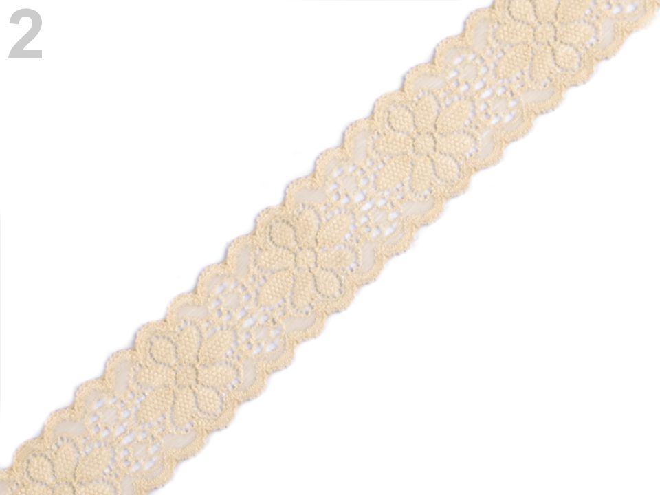 Elastická čipka šírka 30 mm - 1 m