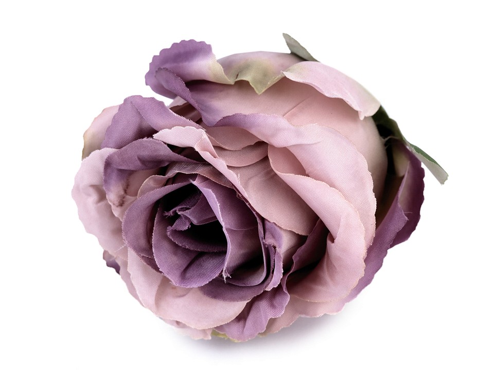 Umelý kvet ruža Ø70 mm - 1 ks