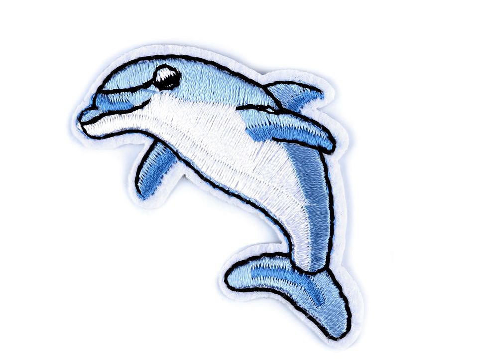 Nažehlovačka delfín - 1 ks