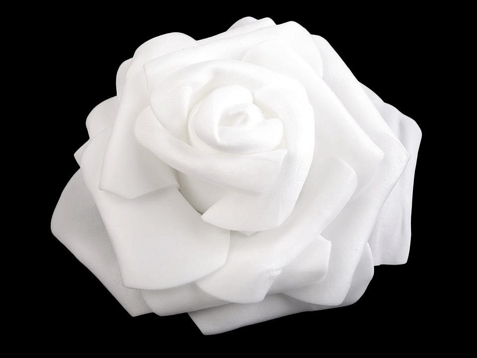 Dekorácia penová ruža Ø9 cm - 2 ks