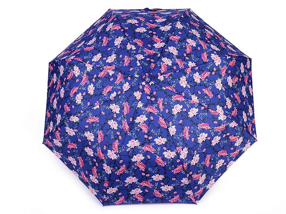 Dámsky skladací vystrelovací dáždnik kvety - 1 ks