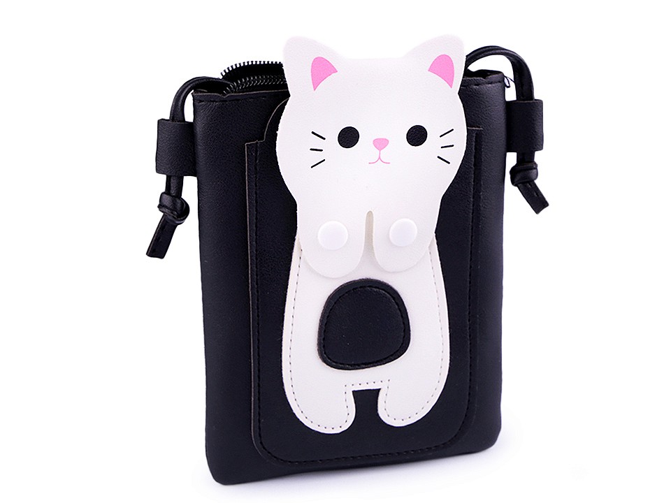 Dievčenská kabelka mačka 14x18 cm - 1 ks