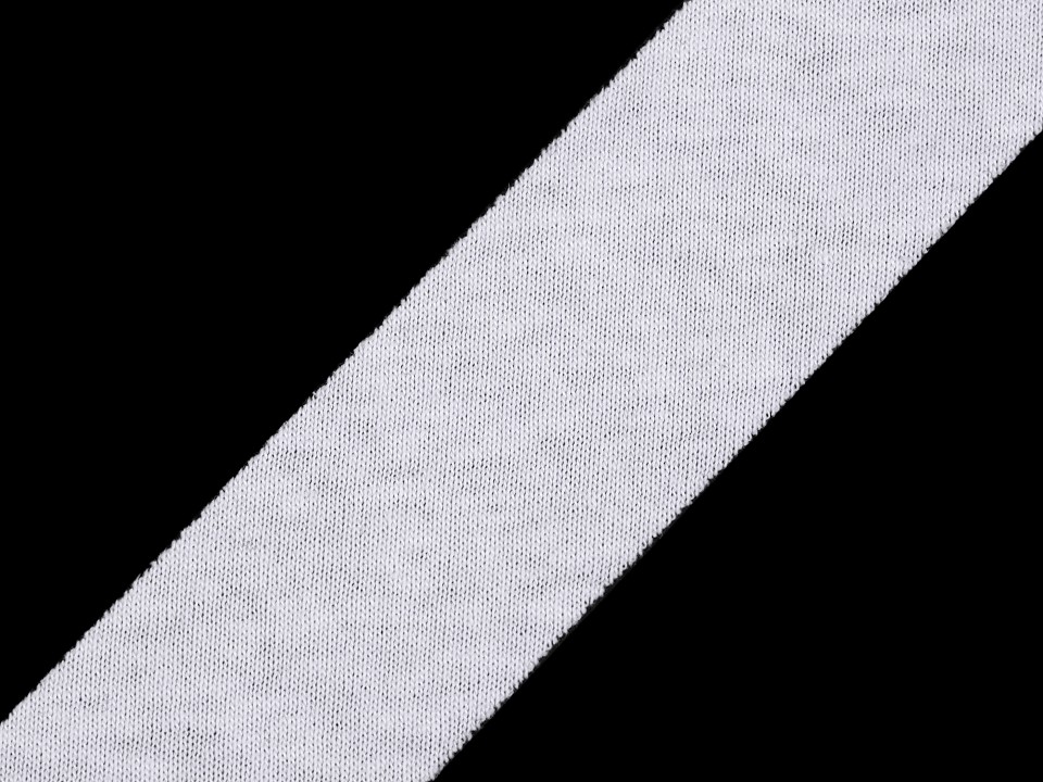 Šikmý prúžok bavlnený elastický šírka 30 mm nezažehlený - 1 m