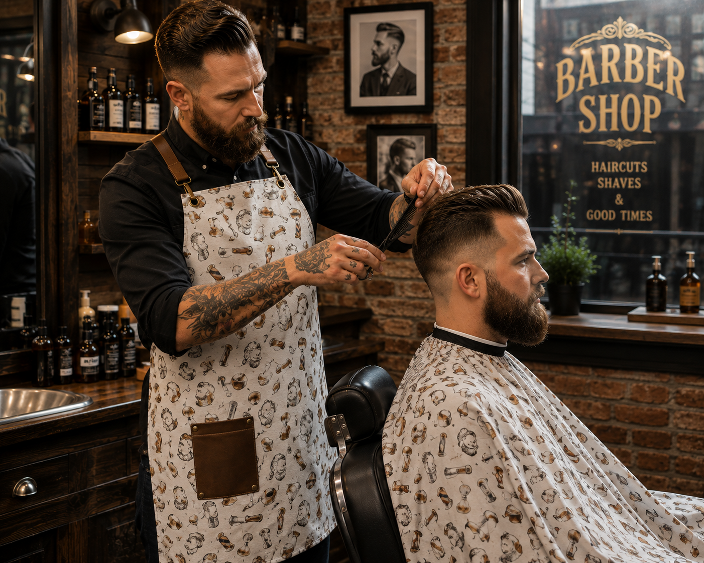 BARBER SHOP NA BIELEJ BAVLNE