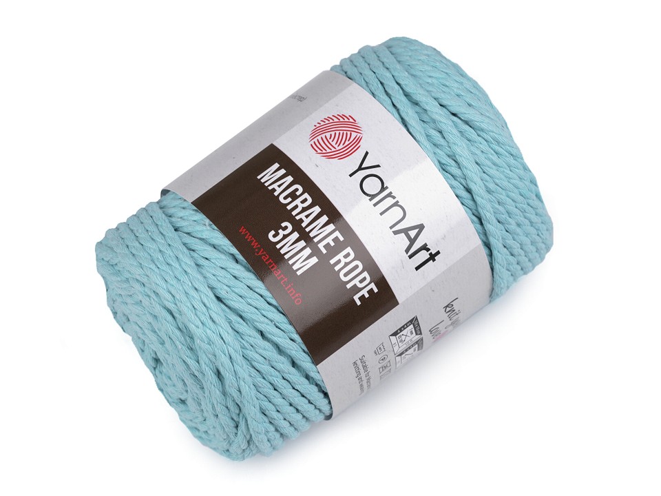 Pletacia priadza YarnArt Macrame Rope 3 mm 250g