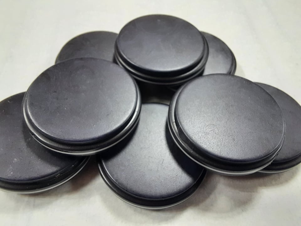 Tmavomodrý gombík gombík  Ø 16mm - 1 ks