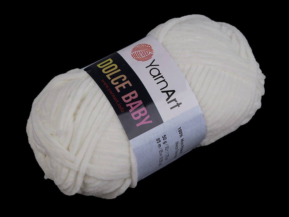 Pletacia ženilková priadza YarnArt Dolce Baby 50g