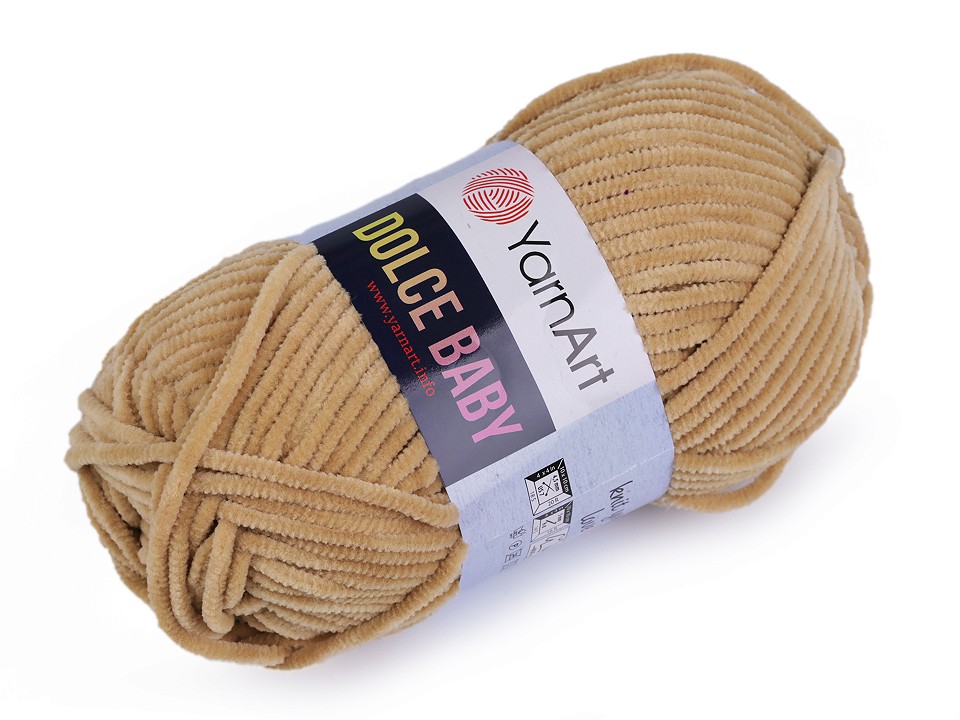 Pletacia ženilková priadza YarnArt Dolce Baby 50g